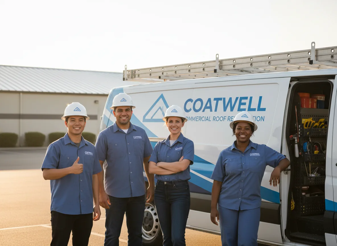 Commercial roof coating company in Sayre, OK